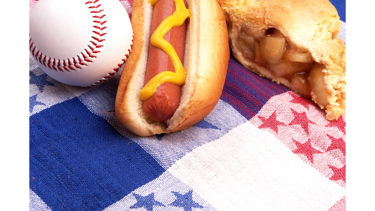 Baseball, Hot Dog, Apple Pie
