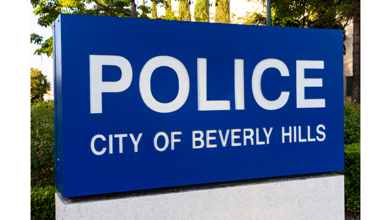 City of Beverly Hills Police Sign Picture