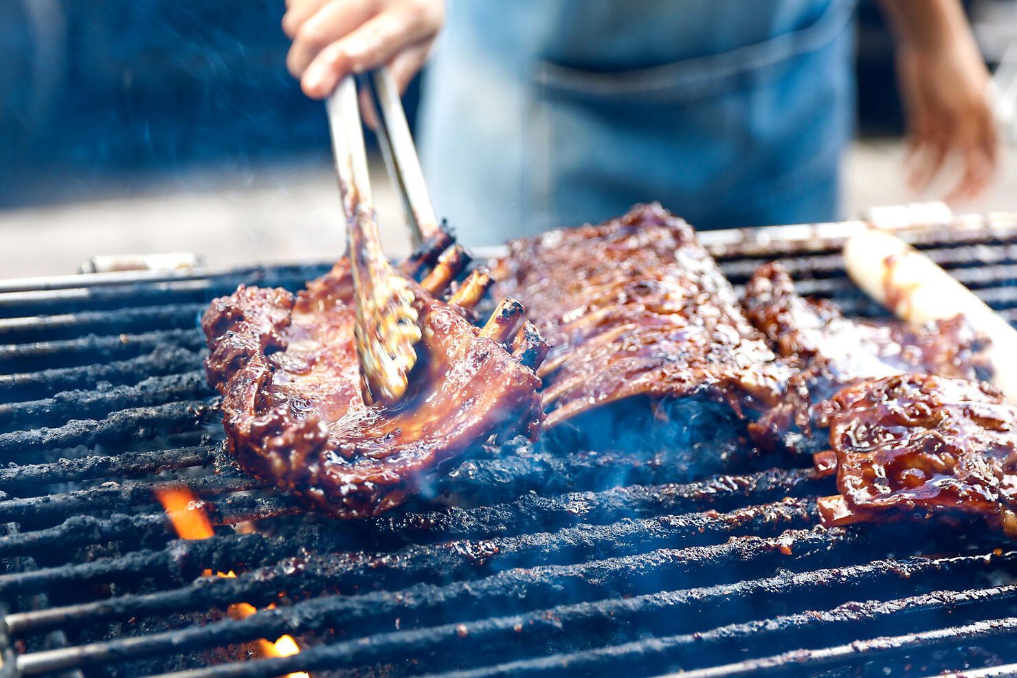 Barbecue pork ribs