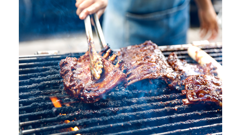 Barbecue pork ribs