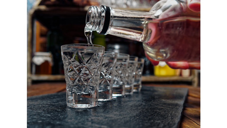 Vodka shots