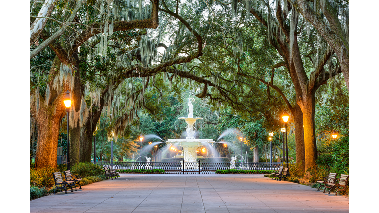 Forsyth Park in Savannah, Georgia