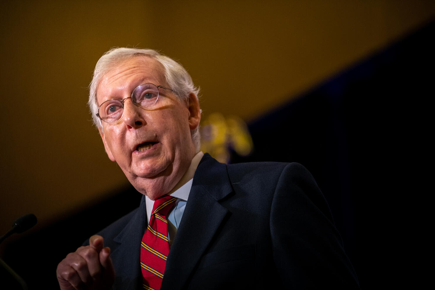 Sen. Mitch McConnell Holds Press Conference To Discuss Election Results