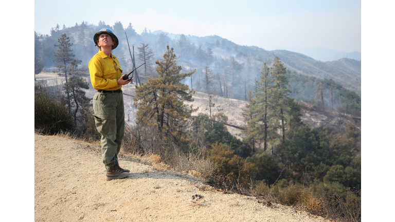 Bobcat Wildfire Continues To Burn East Of Los Angeles Area