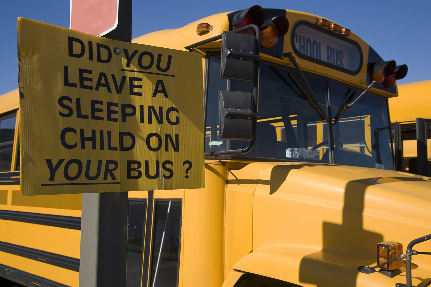Did you leave a sleeping child on your Bus?