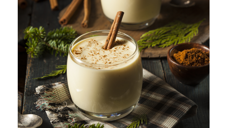 Homemade White Holiday Eggnog