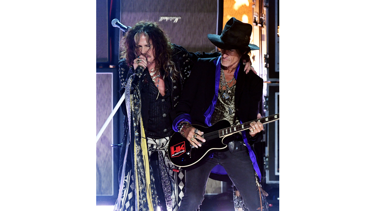 Steven Tyler and Joe Perry of Aerosmith.