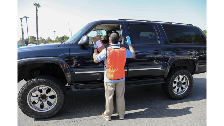 Drive-In Naturalization Ceremony Held In Southern California