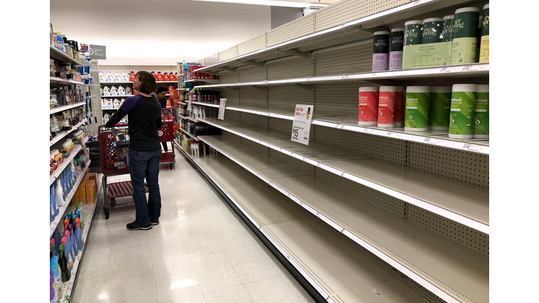 Fears Of Coronavirus Spreading Causes Shortages Of Supplies At California Stores