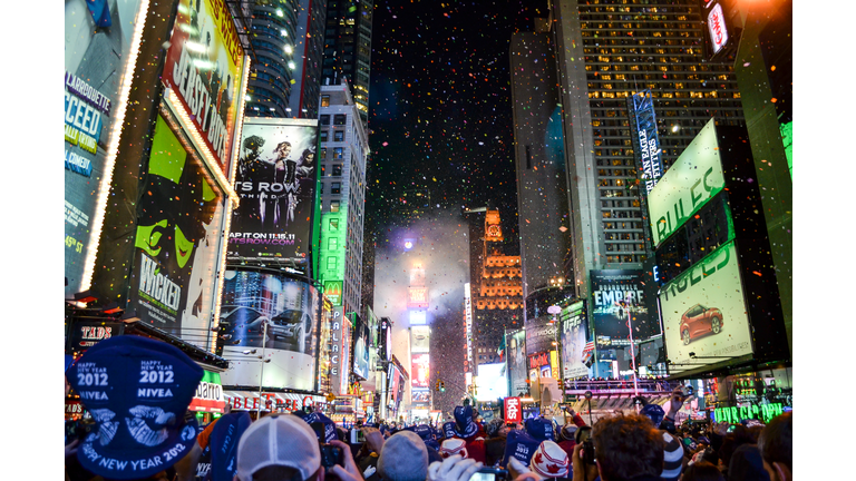 New Years Eve Ball Drop in Time Square
