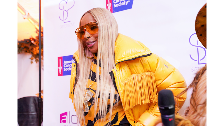 Mary J Blige And Simone I Smith Launch Their Sister Love Jewelry Holiday Pop Up Shop At Aloft Hotel In Long Island City, NY