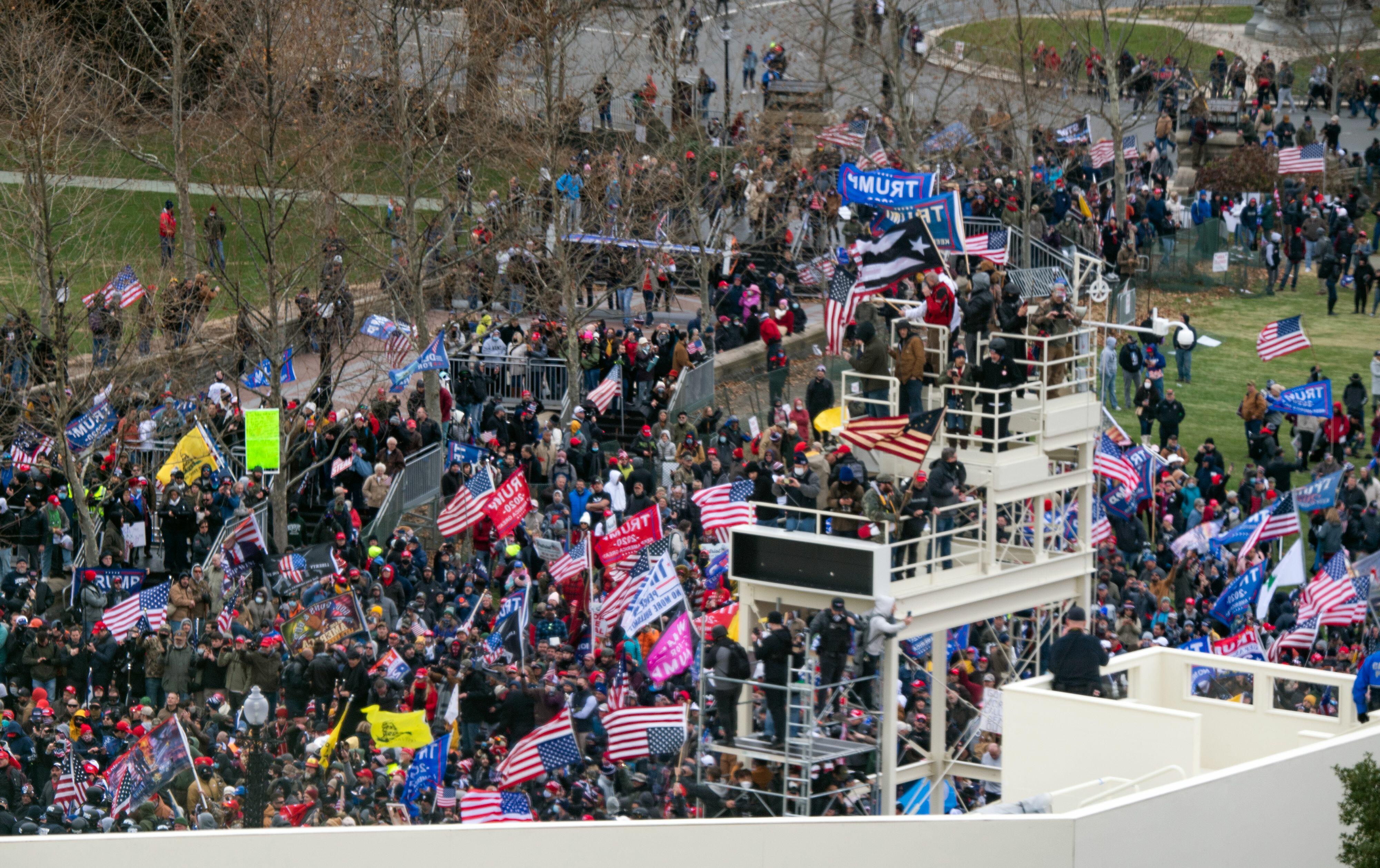 Protesters Storm The Capitol Building After Clashing With Police iHeart