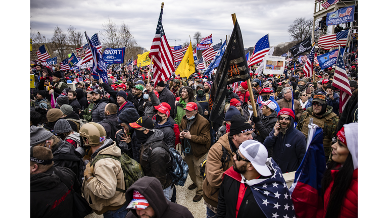 Trump Supporters Hold "Stop The Steal" Rally In DC Amid Ratification Of Presidential Election