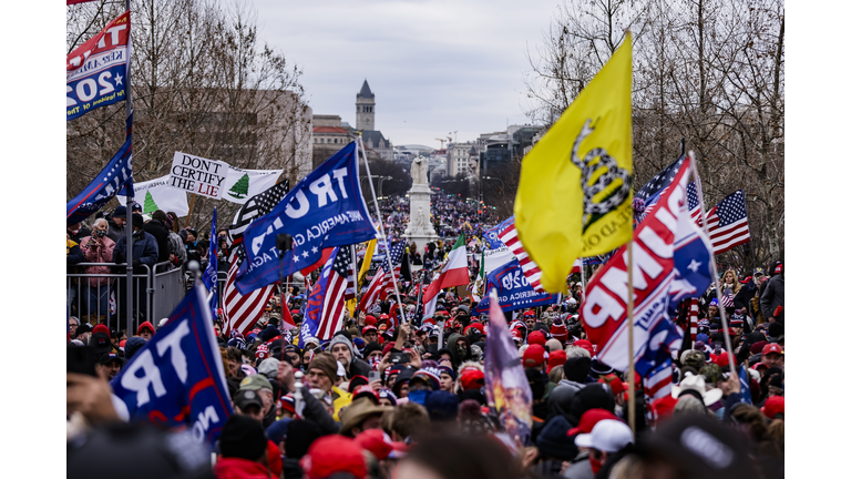 Trump Supporters Hold "Stop The Steal" Rally In DC Amid Ratification Of Presidential Election