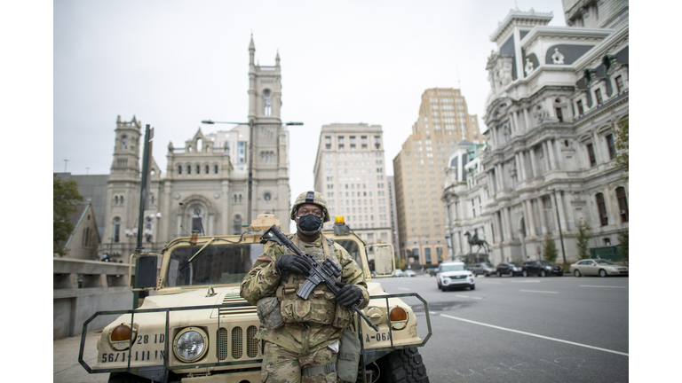 National Guard Patrols In Philadelphia After Police Killing Of Walter Wallace, Jr. Sparks Nightly Protests