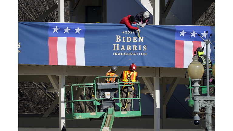 Washington, DC Prepares For Potential Unrest Ahead Of Presidential Inauguration