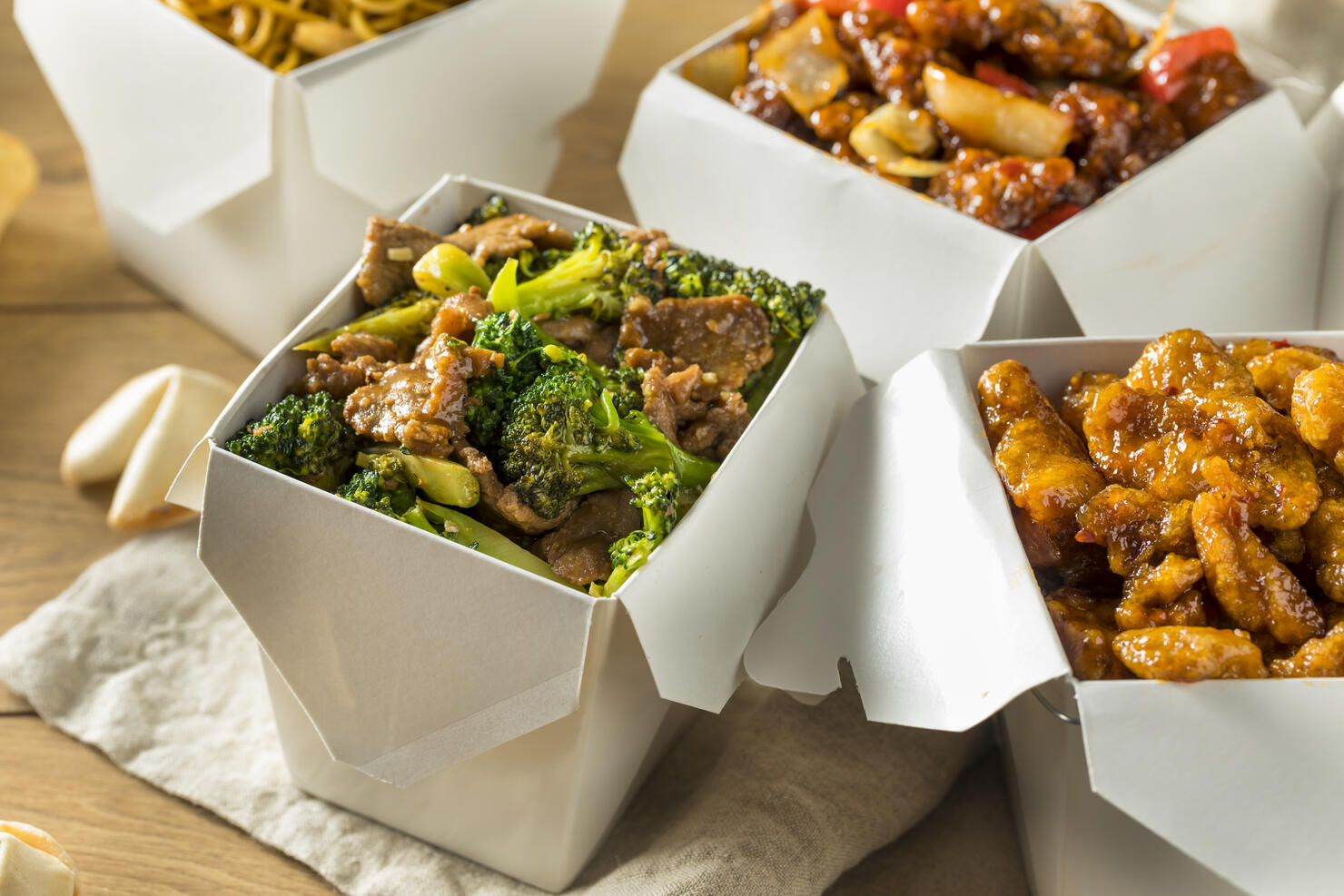 Spicy Chinese Take Out Food