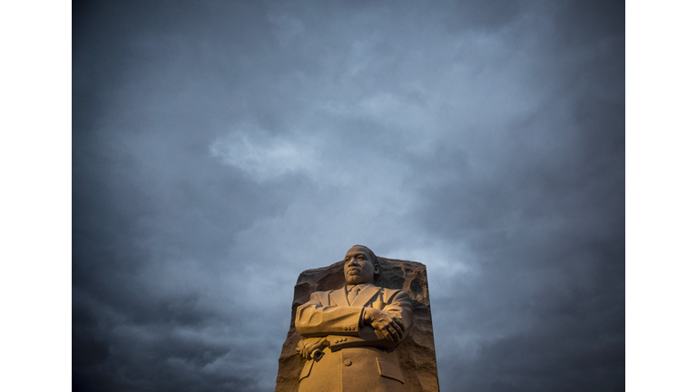 Visitors Pay Their Respects On Martin Luther King Jr. Day At Memorial To MLK