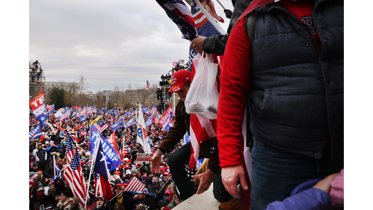 Trump Supporters Hold "Stop The Steal" Rally In DC Amid Ratification Of Presidential Election