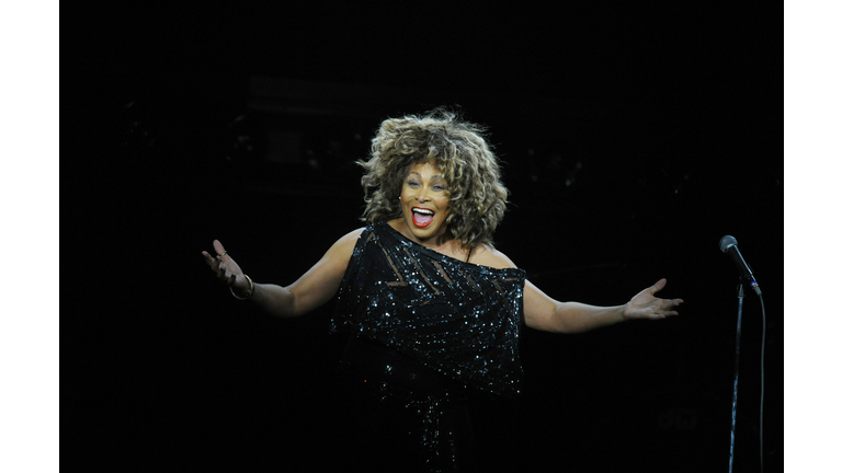 US singer Tina Turner performs on stage