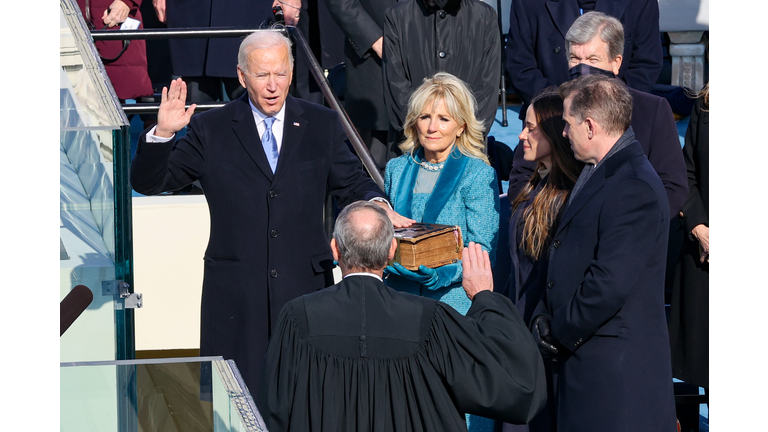 Joe Biden Sworn In As 46th President Of The United States At U.S. Capitol Inauguration Ceremony