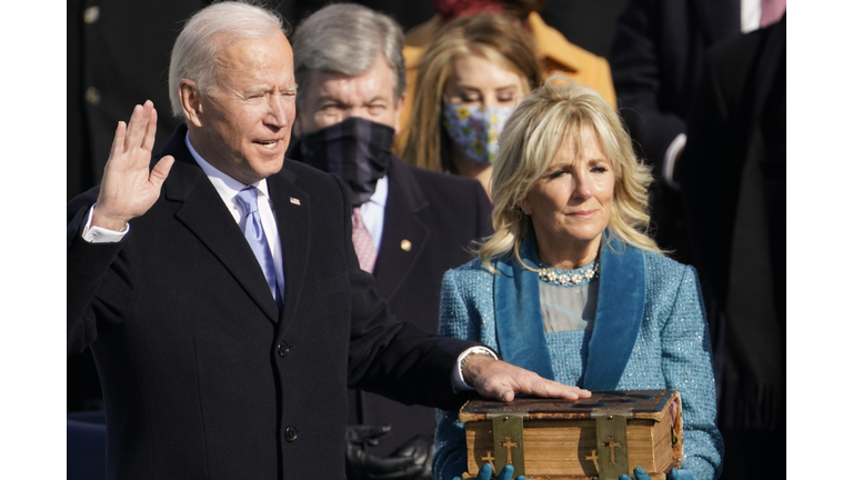 Joe Biden Sworn In As 46th President Of The United States At U.S. Capitol Inauguration Ceremony