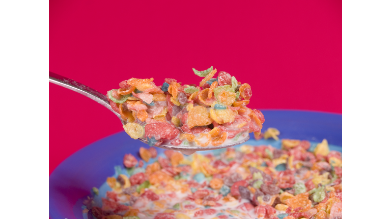 Delicous Bite of Fruity Cereal