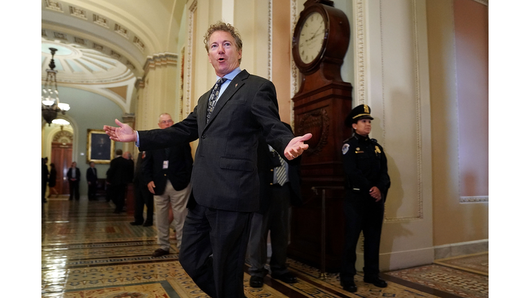 President Trump Meets With GOP Senators During Their Weekly Policy Meetings