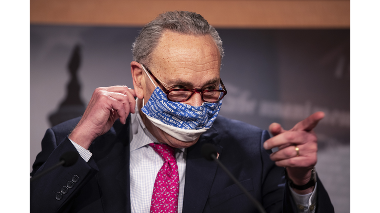 Democratic Senate Leadership Hold Media Availability On Capitol Hill