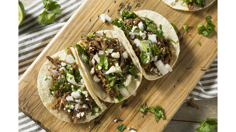 Spicy Homemade Beef Barbacoa Tacos