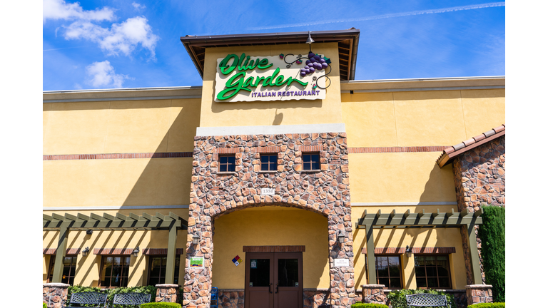 Olive Garden restaurant in South San Francisco Bay Area