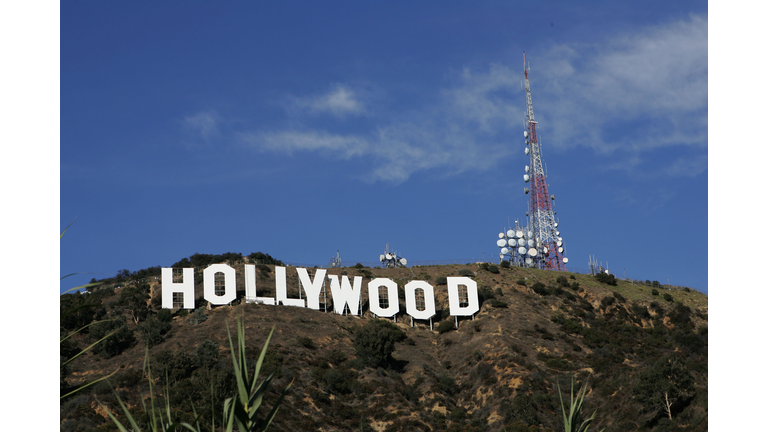Hollywood Sign Repainting Project Completed With LA Mayor Antonio Villaraigosa