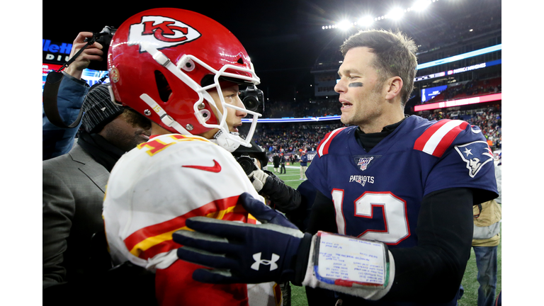 Patrick Mahomes and Tom Brady