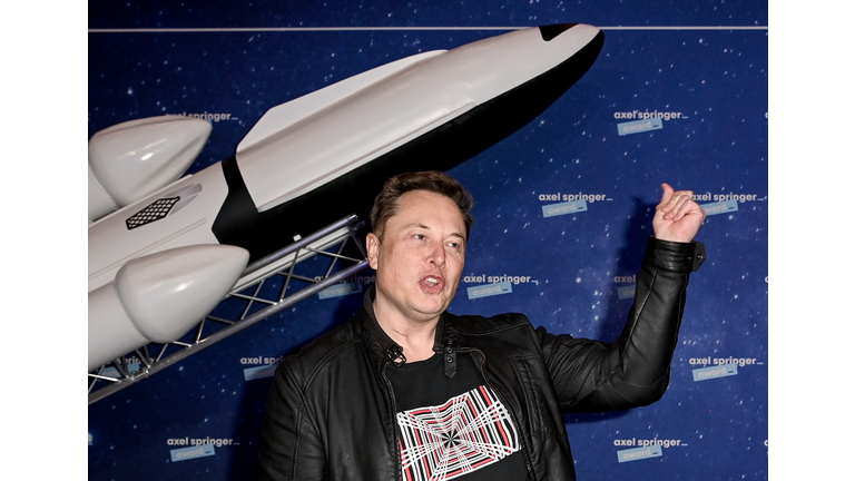 Elon Musk Awarded With Axel Springer Award In Berlin