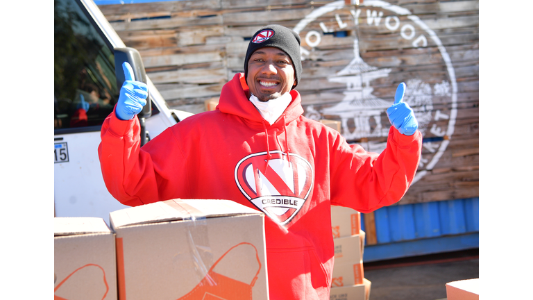 HollyGold And Yamashiro Hollywood Donate 2,000 Meals To The Community With The Help Of Nick Cannon And Ellen K.