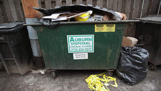 Book a free stay at the dumpster for your ex on Valentine's Day!