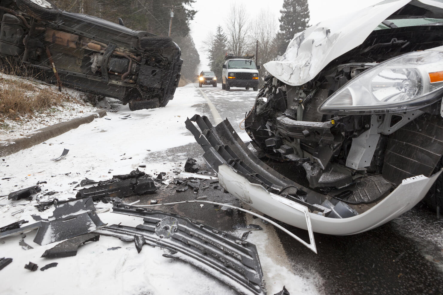 Winter Car Crash