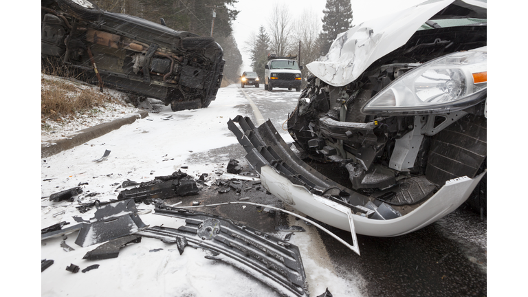 Winter Car Crash