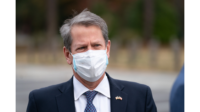 Georgia Gov. Kemp Visits Chatham County Health Department As First COVID Vaccinations Are Administered