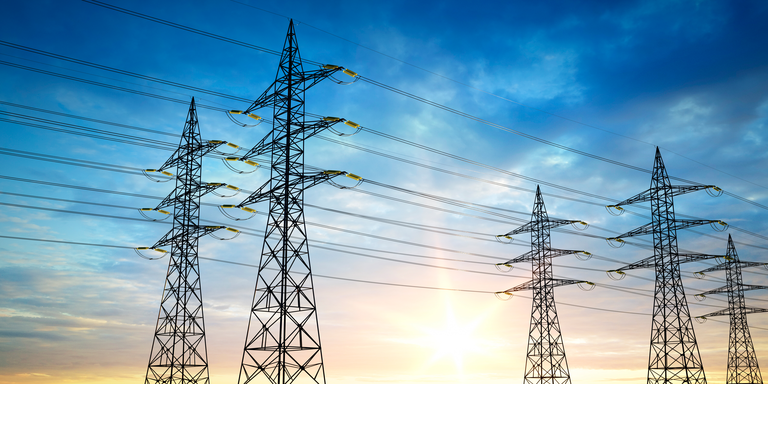 High-voltage sky background