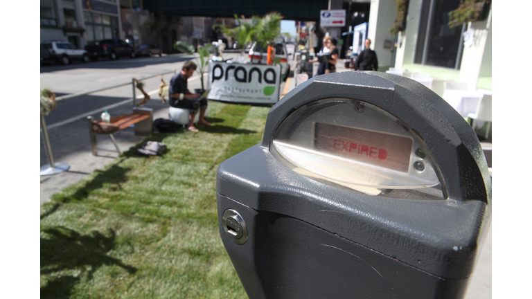 Art And Design Group Transform Parking Spots Into Temporary Public Parks