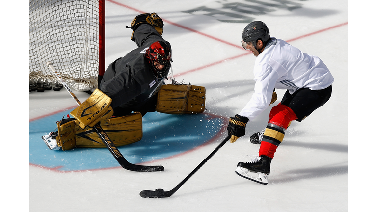 NHL Outdoors At Lake Tahoe - Practice Sessions