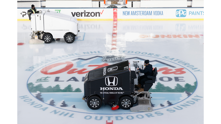 NHL Outdoors At Lake Tahoe - Practice Sessions