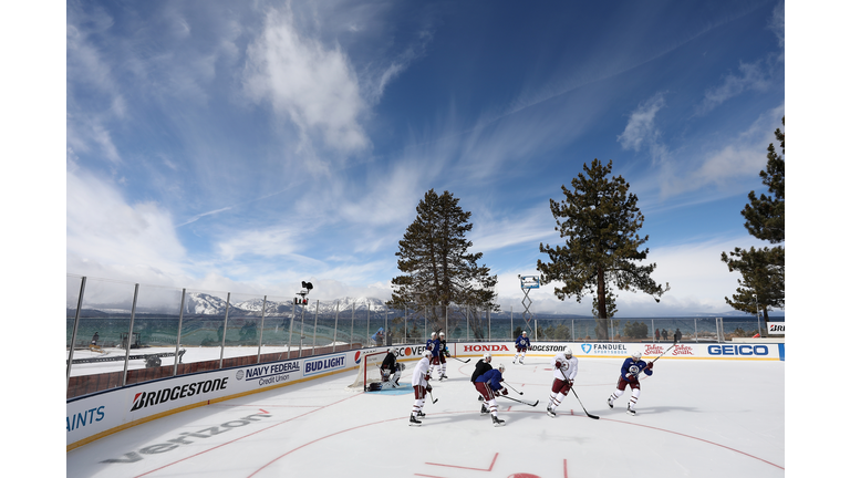 NHL Outdoors At Lake Tahoe - Practice Sessions