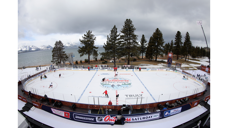 NHL Outdoors At Lake Tahoe - Practice Sessions