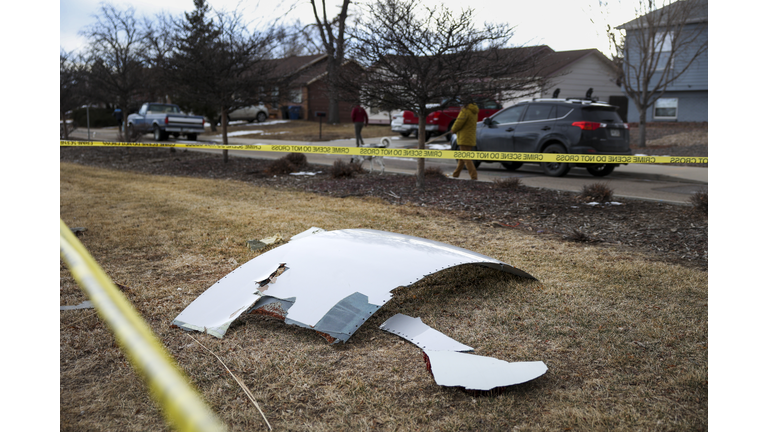 Boeing 777 Drops Debris Onto Denver Neighborhood After Engine Explosion