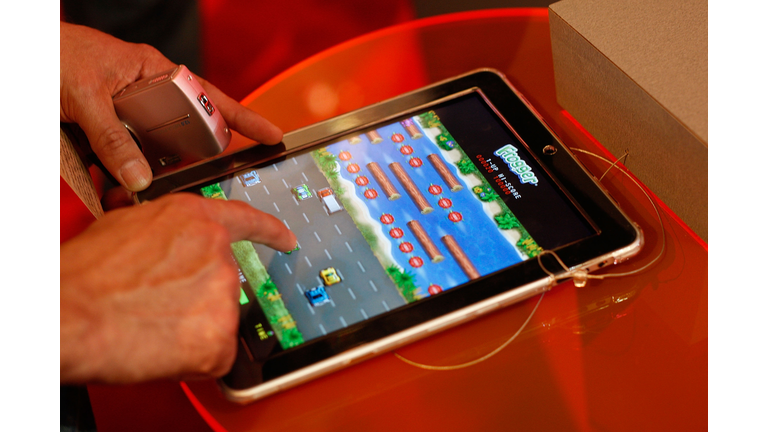 Frogger on an iPad