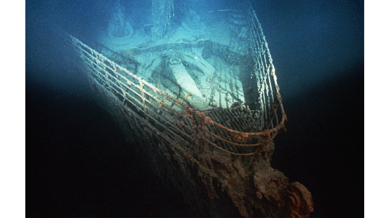 Bow of Shipwrecked Titanic
