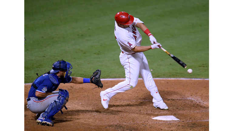 Texas Rangers v Los Angeles Angels