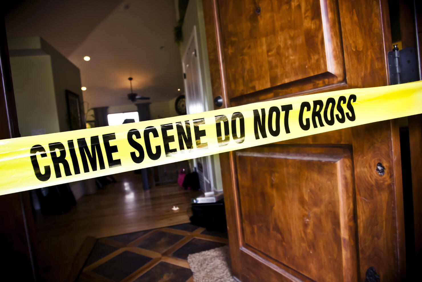 Crime Scene at Residential Home